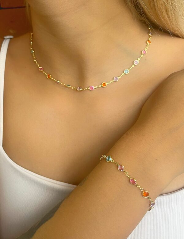 CHOKER PEDRAS COLORIDAS - Image 2