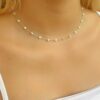 CHOKER COM PÉROLAS EM FORMATO DE CORAÇÃO