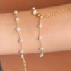 PULSEIRA PÉROLA FORMATO DE CORAÇÃO