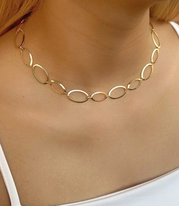 CHOKER ELO OVAL FINO