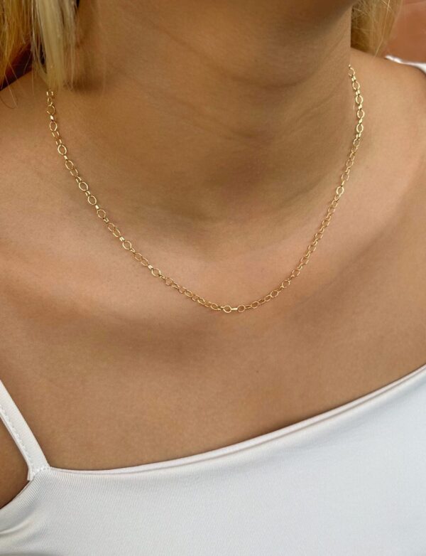 CHOKER HEXAGONAL FINA